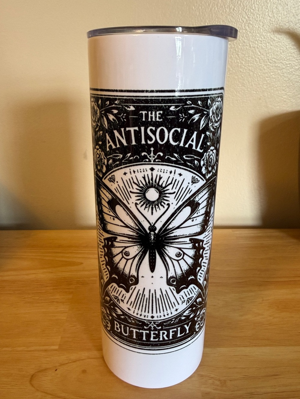Insulated Tumbler - White/Black